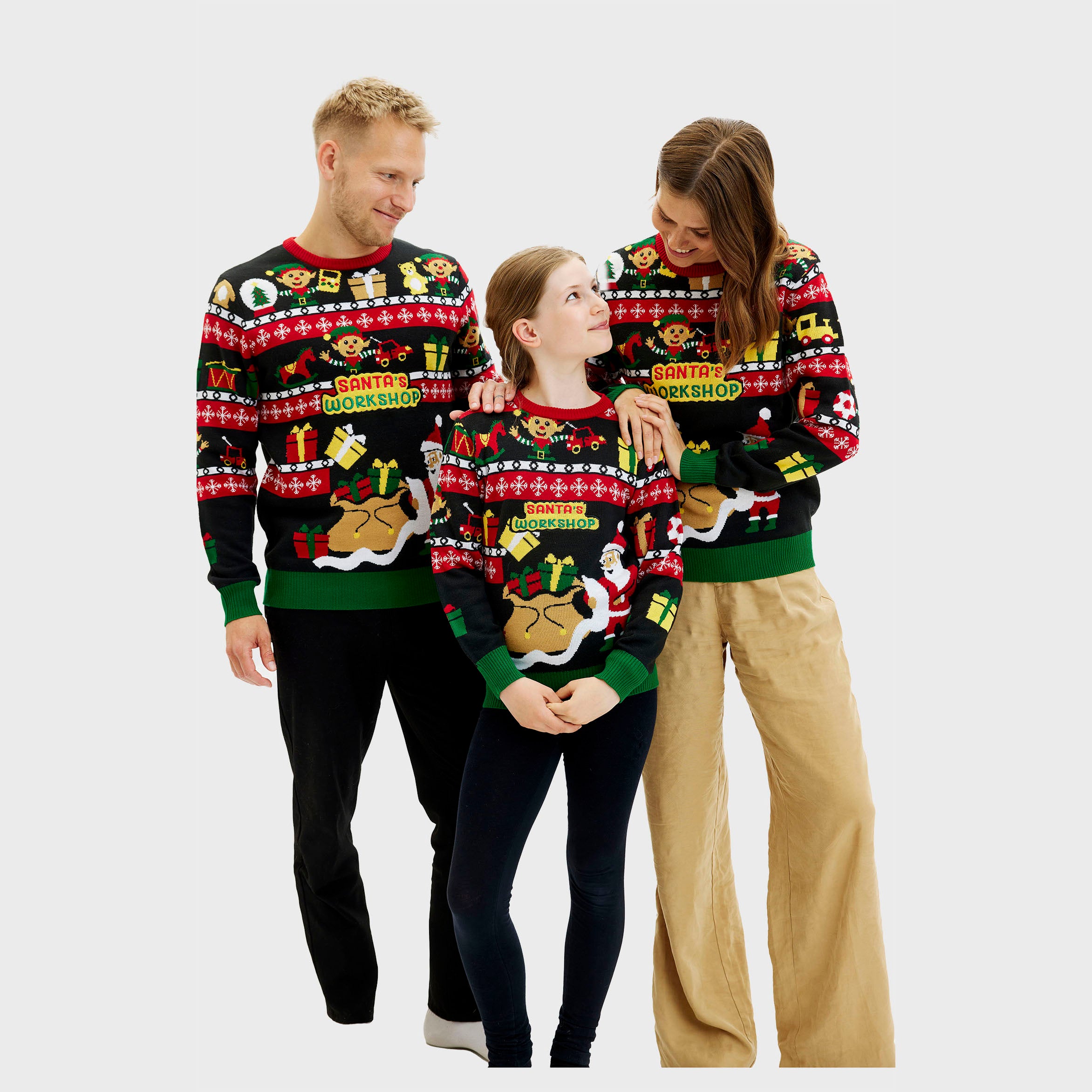 Santa’s Workshop Sweater - Woman